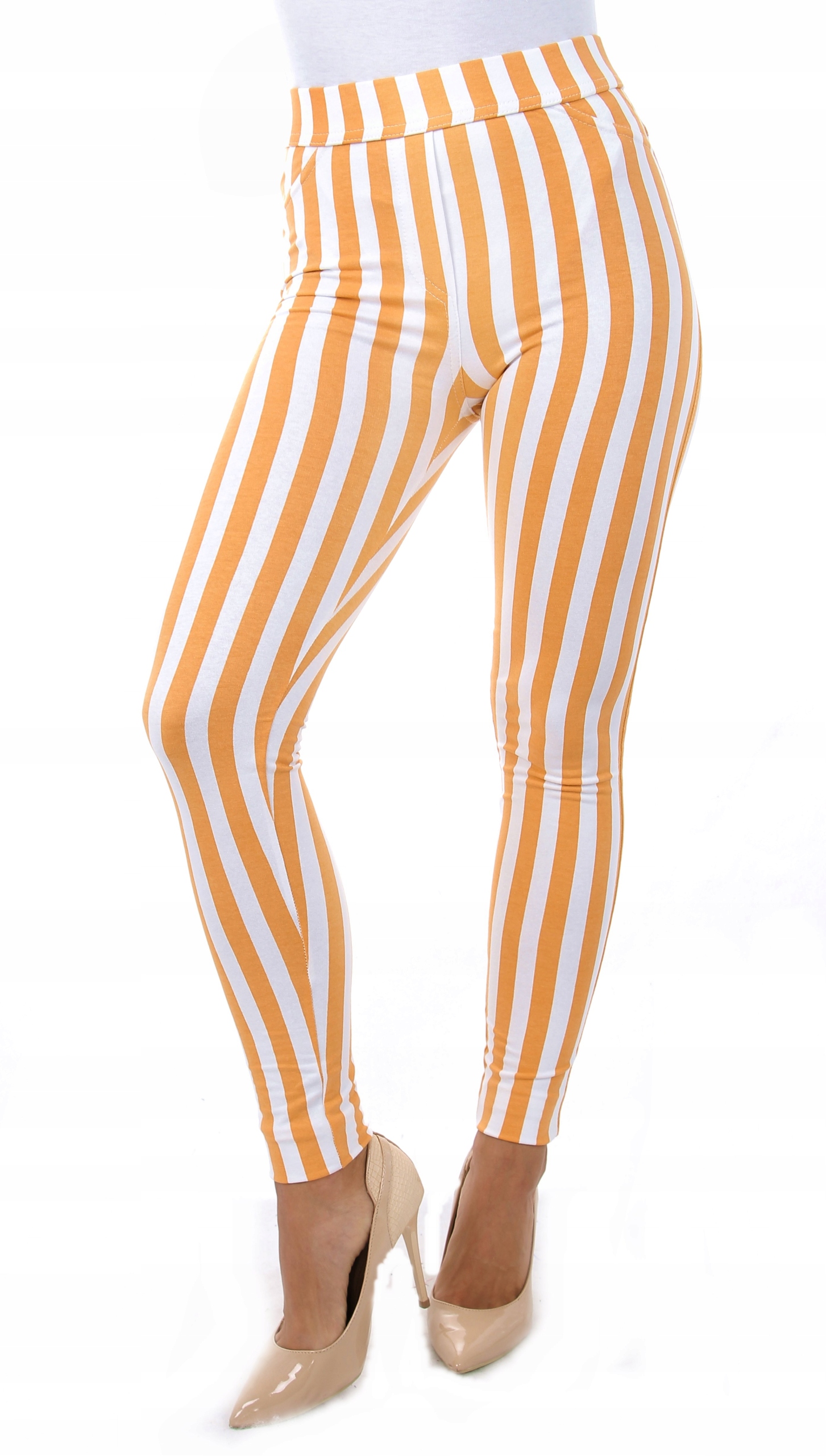 Sexi SPODNIE damskie PASKI legginsy DOPASOWANE LXL Marka inna