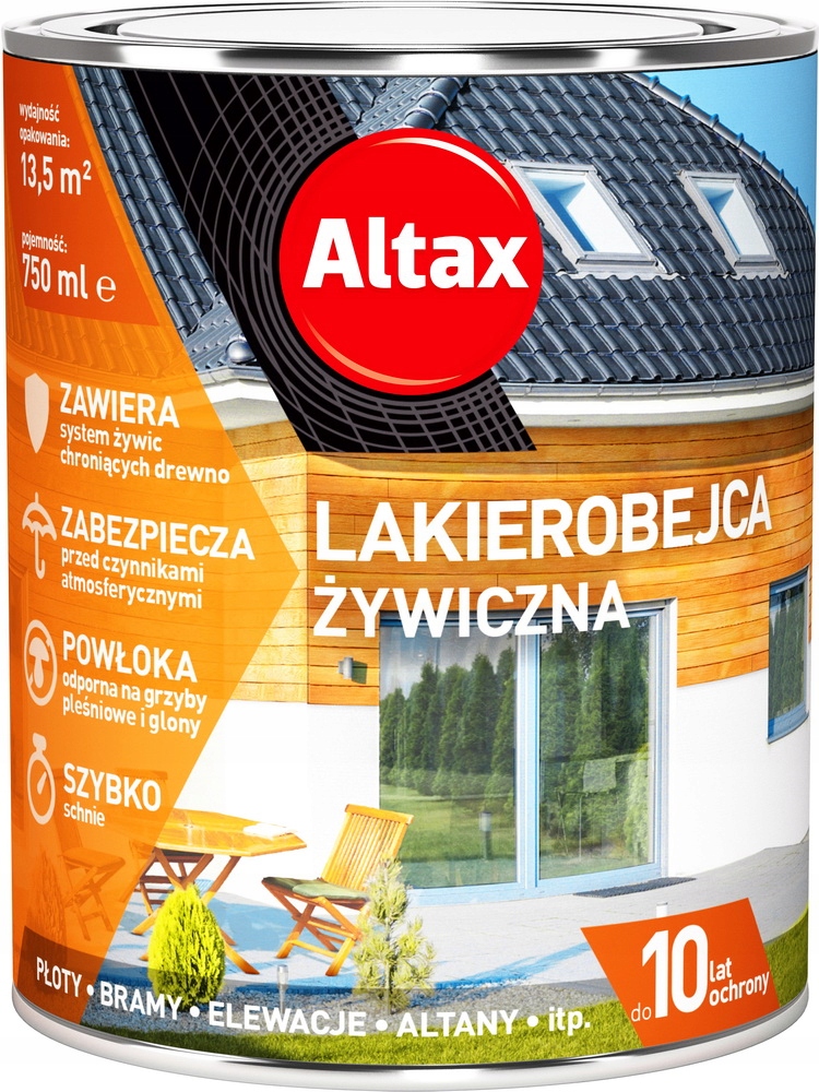 

Altax Lakierobejca Żywiczna 0,75L 10 Lat