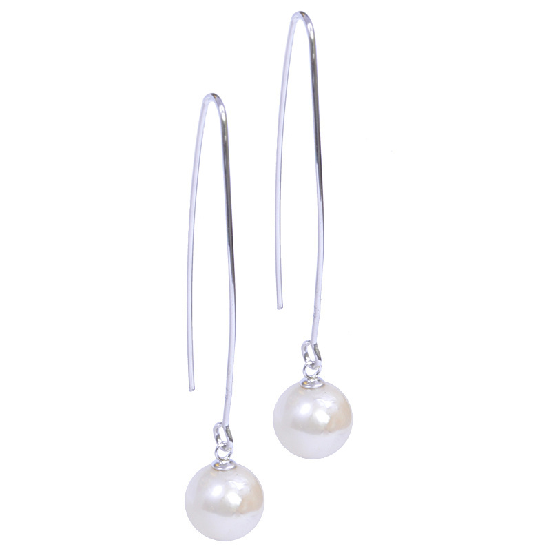 Stříbrné Náušnice S Pravými Perlami Diviana