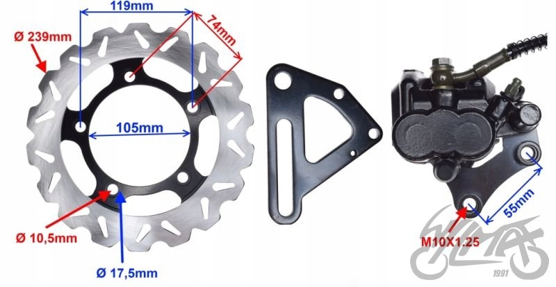 ЗАДНЯЯ ТОРМОЗНАЯ СИСТЕМА ZIPP PRO ДИСК СУППОРТ НАСОС