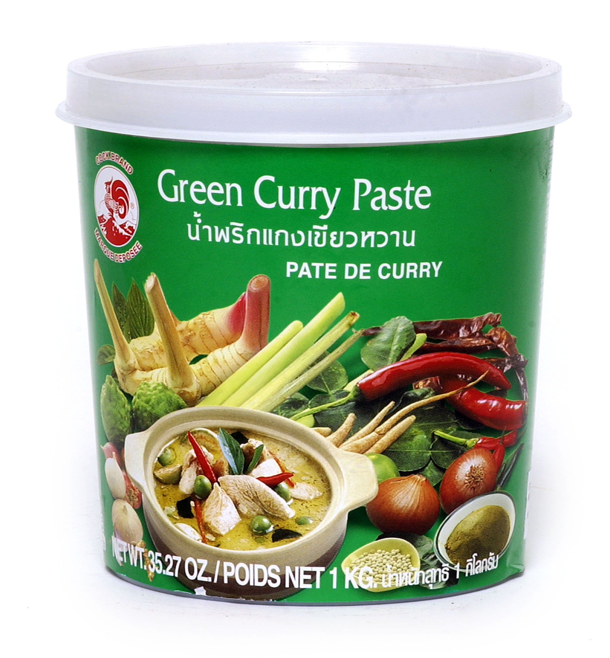 

Zielona Pasta Curry Cock 400g Green zielone