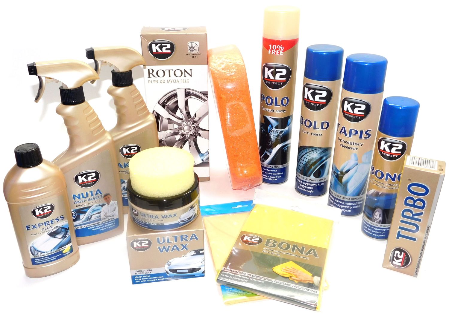 Szampon do mycia wosk do pielegnacji chemia K2 kpl