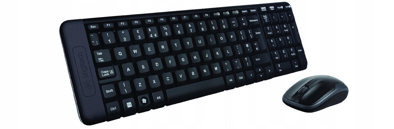 Logitech MK220 Combo Zestaw bezprzewodowy. Waga (z opakowaniem) 1 kg