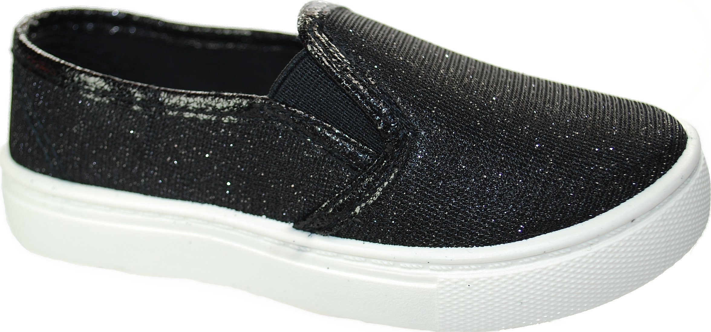 

Czarne Połyskliwe Trampki tenisówki Slip-on r 31