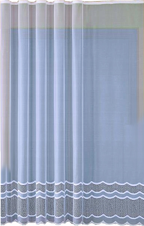 

Elegancka firany gładka gotowa 400x240 siateczka