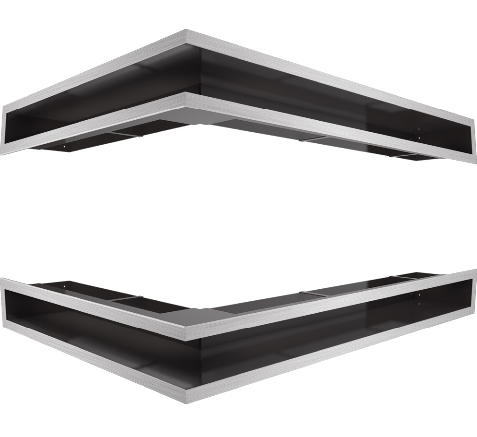 Krbová Mřížka Luft Rohová 766x547x90 2 Ks Kpl