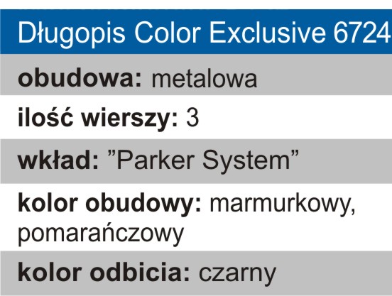 DŁUGOPIS Z PIECZĄTKĄ HERI COLOR POZŁACANY ETUI Kod producenta 6724