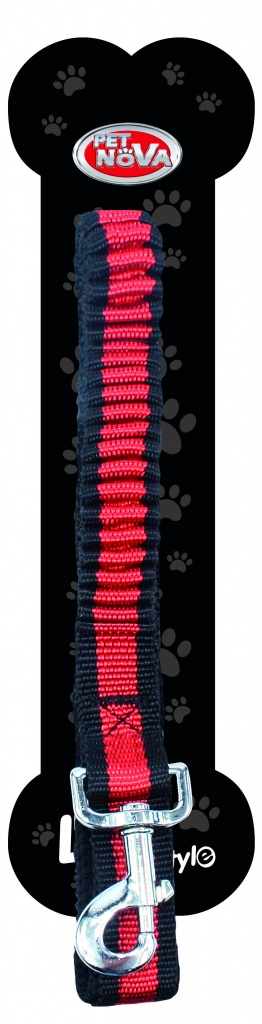 

Smycz dla psa L-BUNGEE-RED,rozciągliwa 2,5
