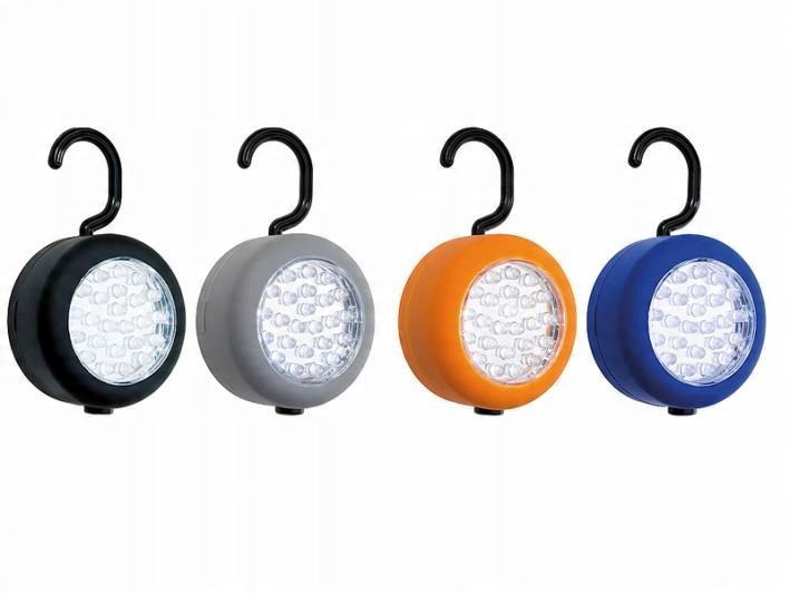 

Lampka przenośna okrągła z 24 diodami Led