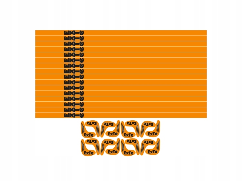 Samolepky s lepením Klonice Exte