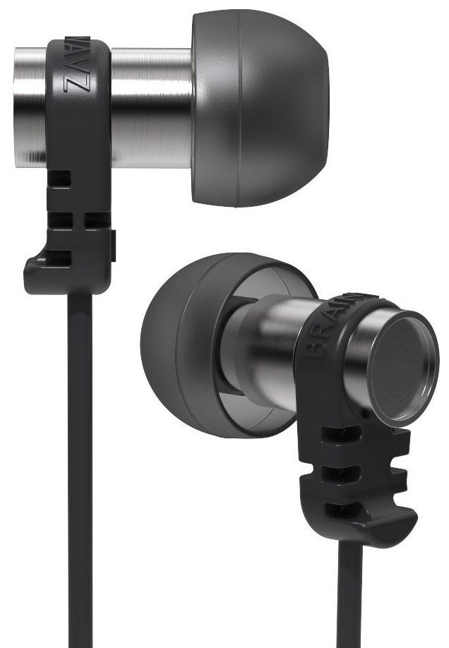 SŁUCHAWKI DOUSZNE BRAINWAVZ OMEGA Z MIKROFONEM Kolor dominujący czarny