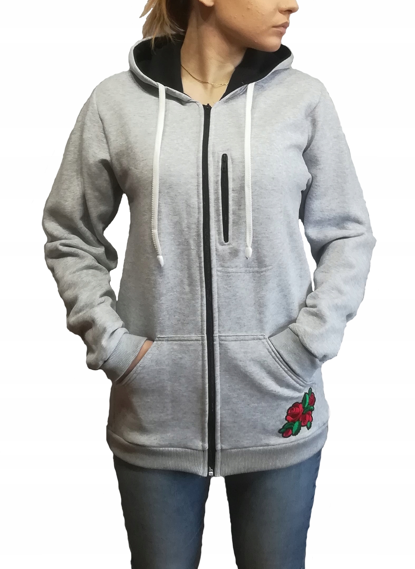 

Bluza dresowa z kapturem Damska Nowa Pl - M