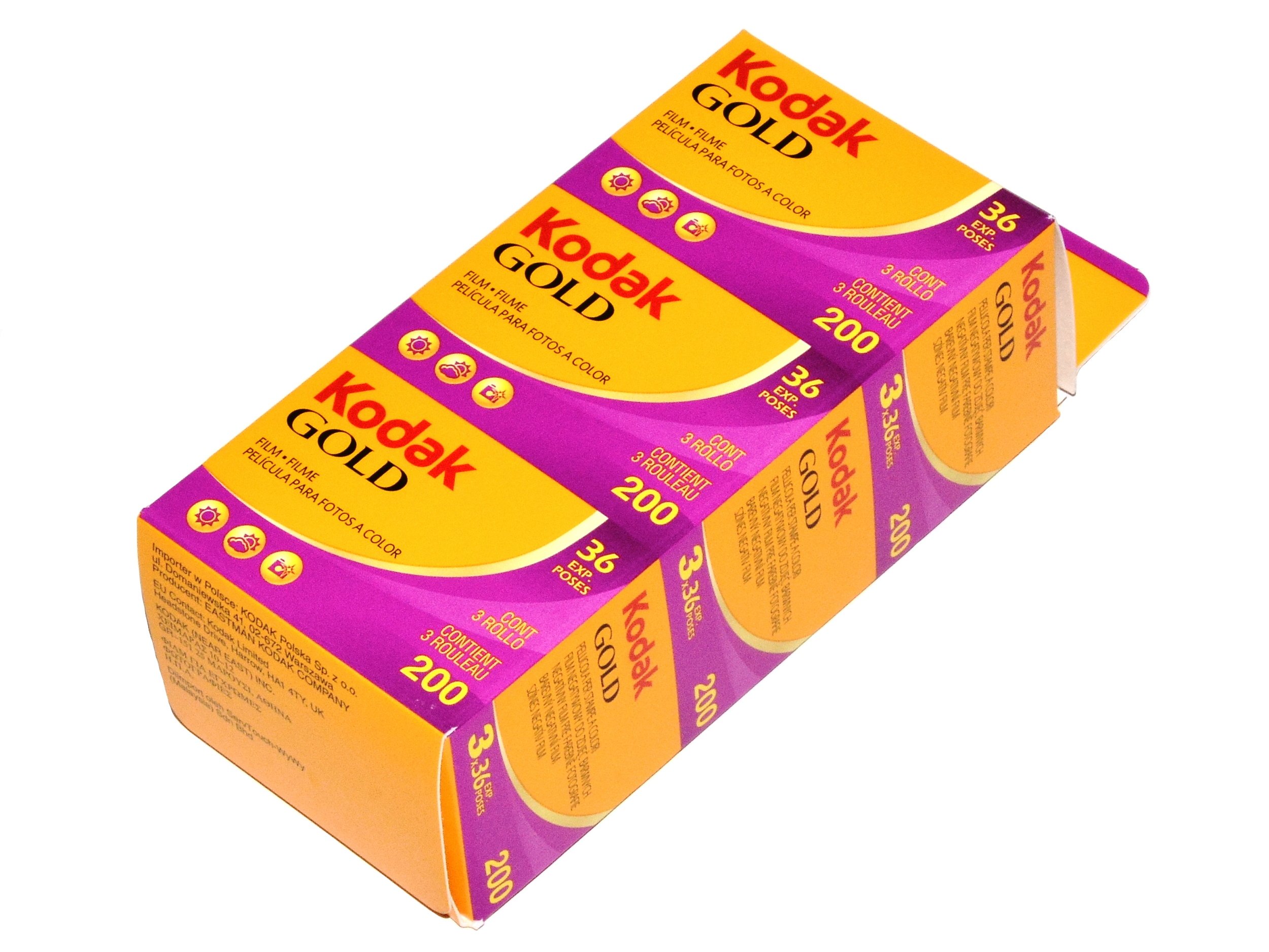 

Kodak Gold 200/36x3 film kolor zdjęcia na wakacje