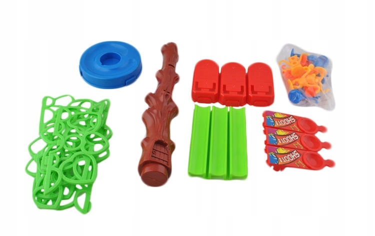 GRA ZRĘCZNOŚCIOWA RODZINNA SKACZĄCE ŻABKI ZABAWKA Minimalna liczba graczy 2