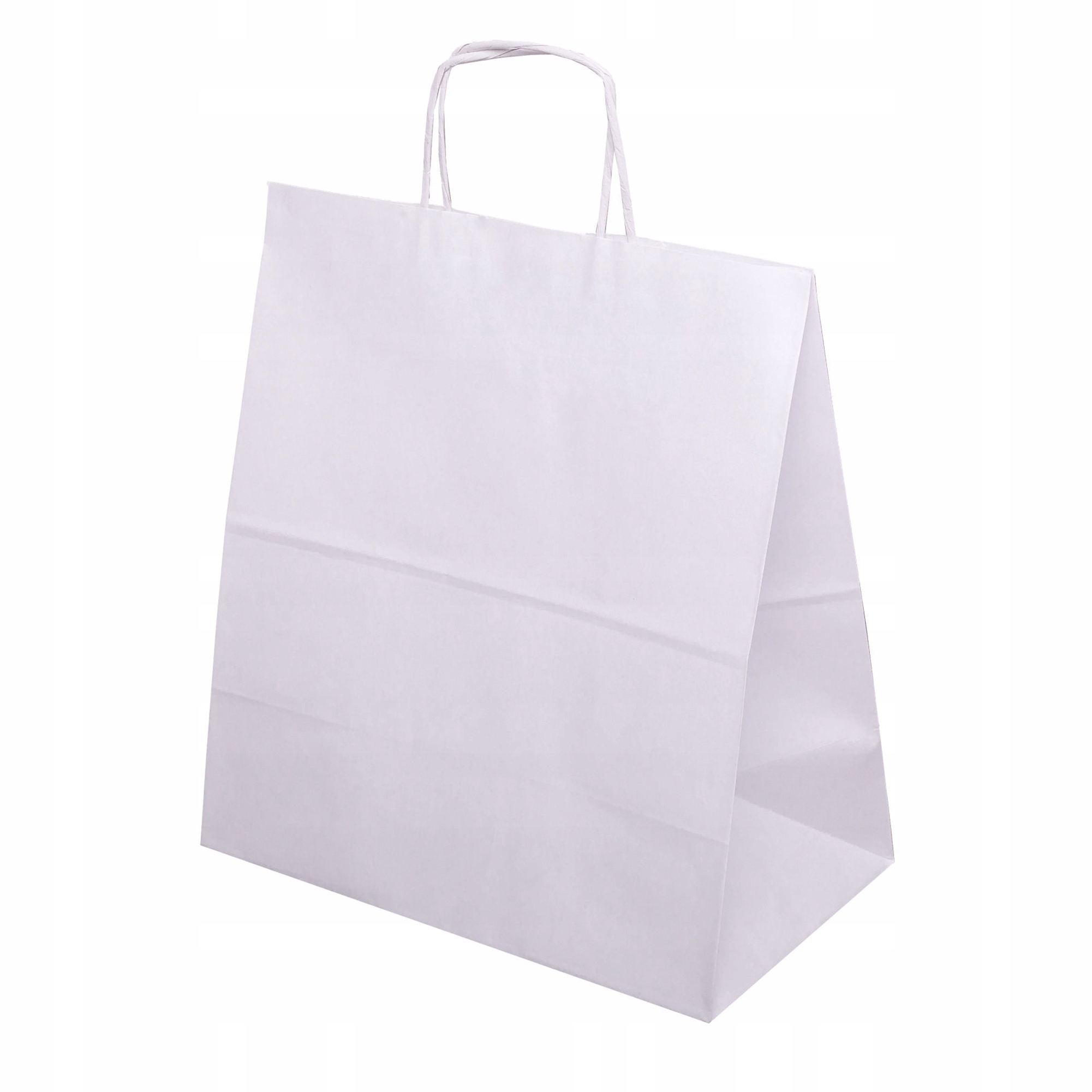 

Torba papierowa biała 30x17x34 305x170x345 100szt