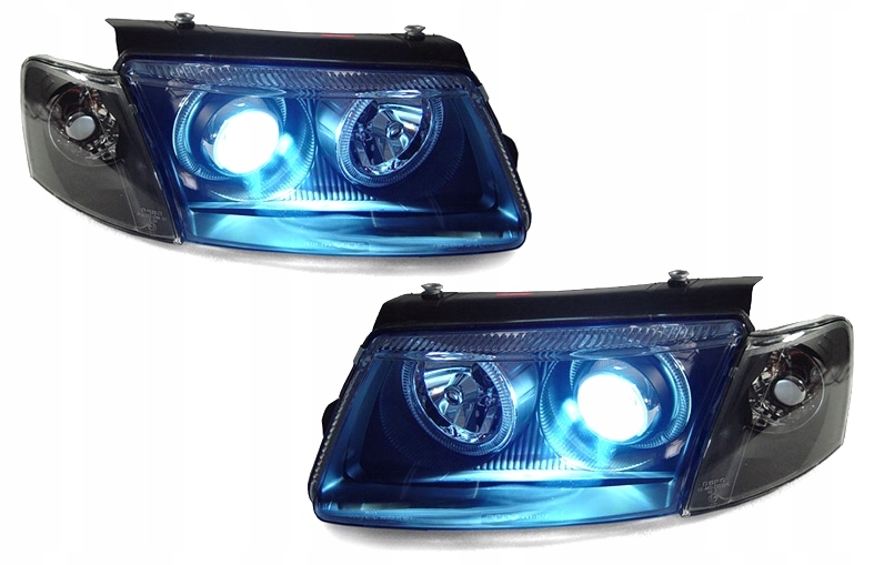 PASSAT B5 3B 96-00 LAMPY reflektory BLACK ringi H7 Typ samochodu Samochody osobowe