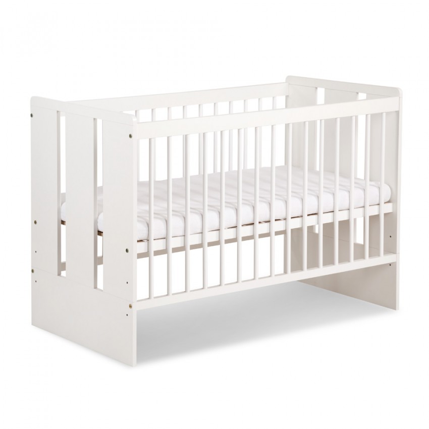 Drevená postieľka Klupś Paula 120x60 biela