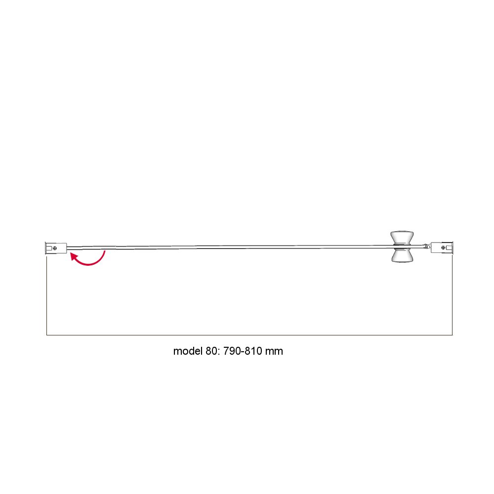 Drzwi wnękowe jednoskrzydłowe 80 cm DUSO Marka Duso