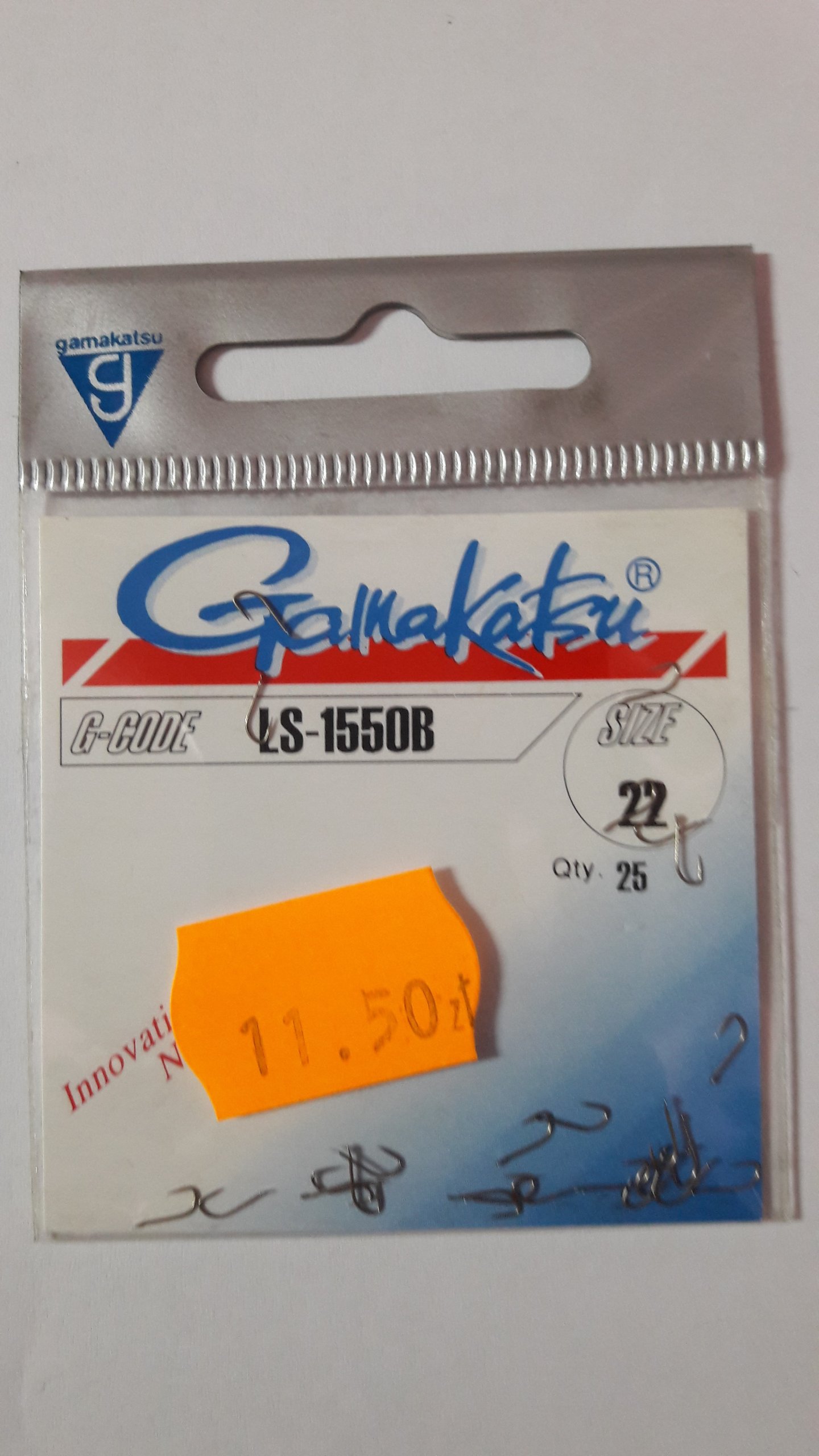 Haczyki Gamakatsu LS-1550B nr 22 brązowy