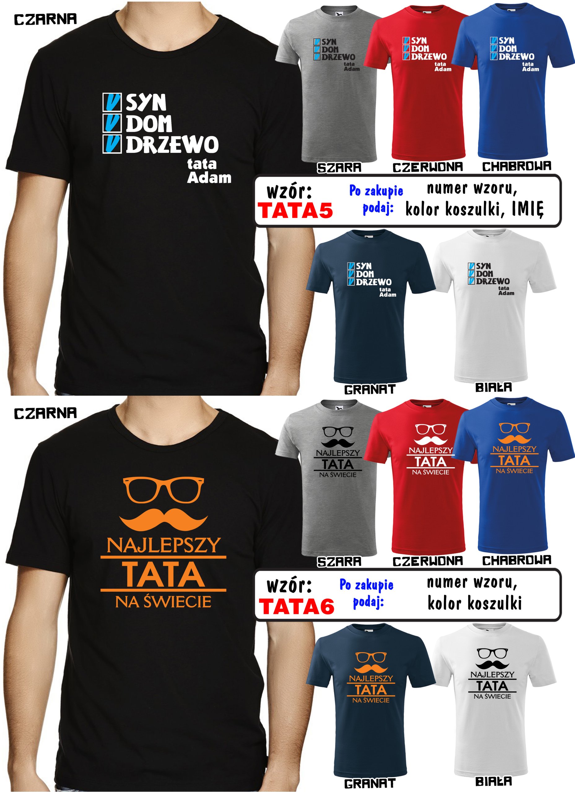 KOSZULKA dzień ojca DLA TATY SUPER PREZENT S Rozmiar S