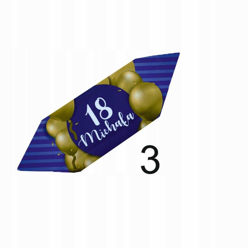 

Prezent krówki 18stka urodziny 2kg 120 cukierków