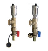 ROZDZIELACZ 9 obw DO OGRZEWANIA PODŁOGOWEGO PODŁOGÓWKI Z GRUPĄ POMPOWĄ IBO Średnica przyłącza belki 1