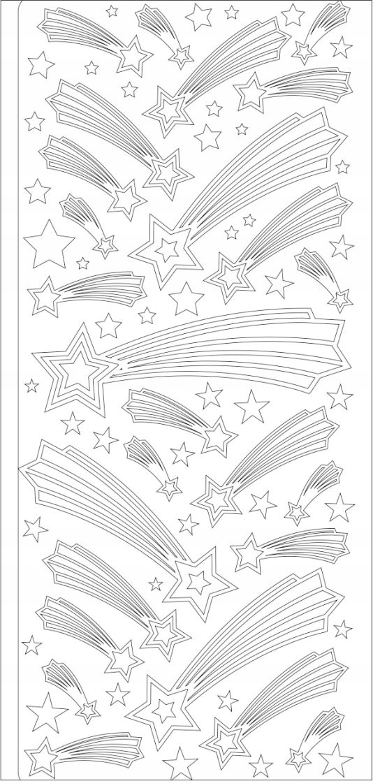 STICKERSY NAKLEJKI BOŻE NARODZENIE nr JO-176 Kolor dominujący złoty