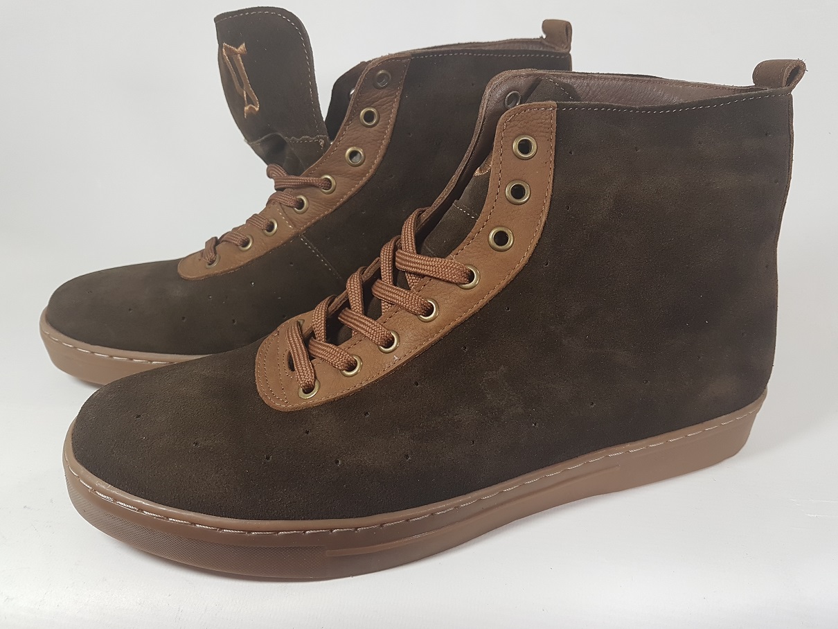 Galliano Kožené Tenisky Boty Kotníkové Boty Velikost 45