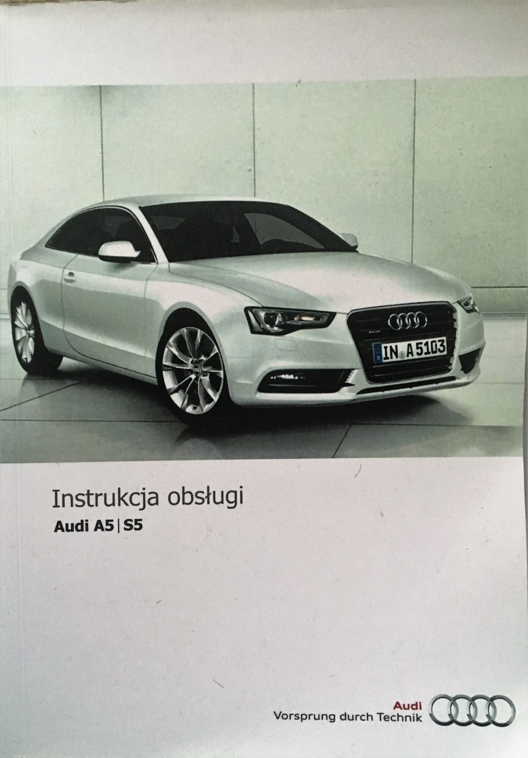 Audi A5 S5 coupe sportback 2011-2016 instrukcja obsługi+MMI radio nawigacja Tytuł Audi A5 S5 coupe sportback instrukcja obsługi+MMI