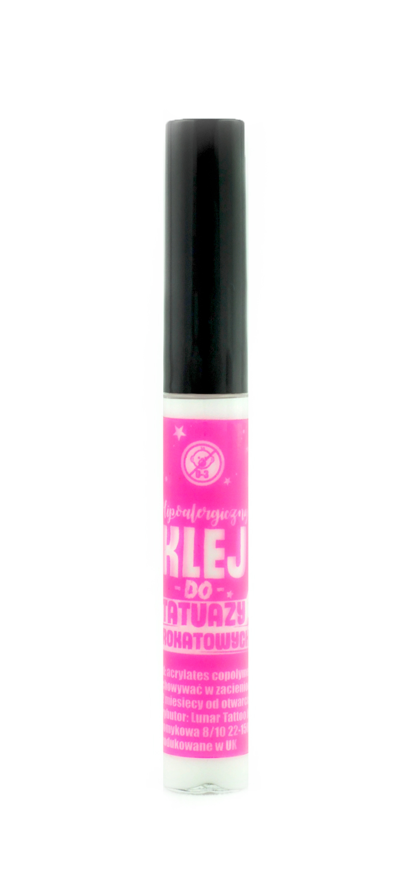 

klej Tatuaż Brokatowy glitter zmywalny 7ml dzieci