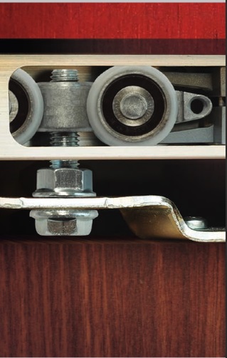 DRZWI PRZESUWNE BLACK LINE 90 cm SYSTEM ZESTAW Grubość drzwi 18 mm