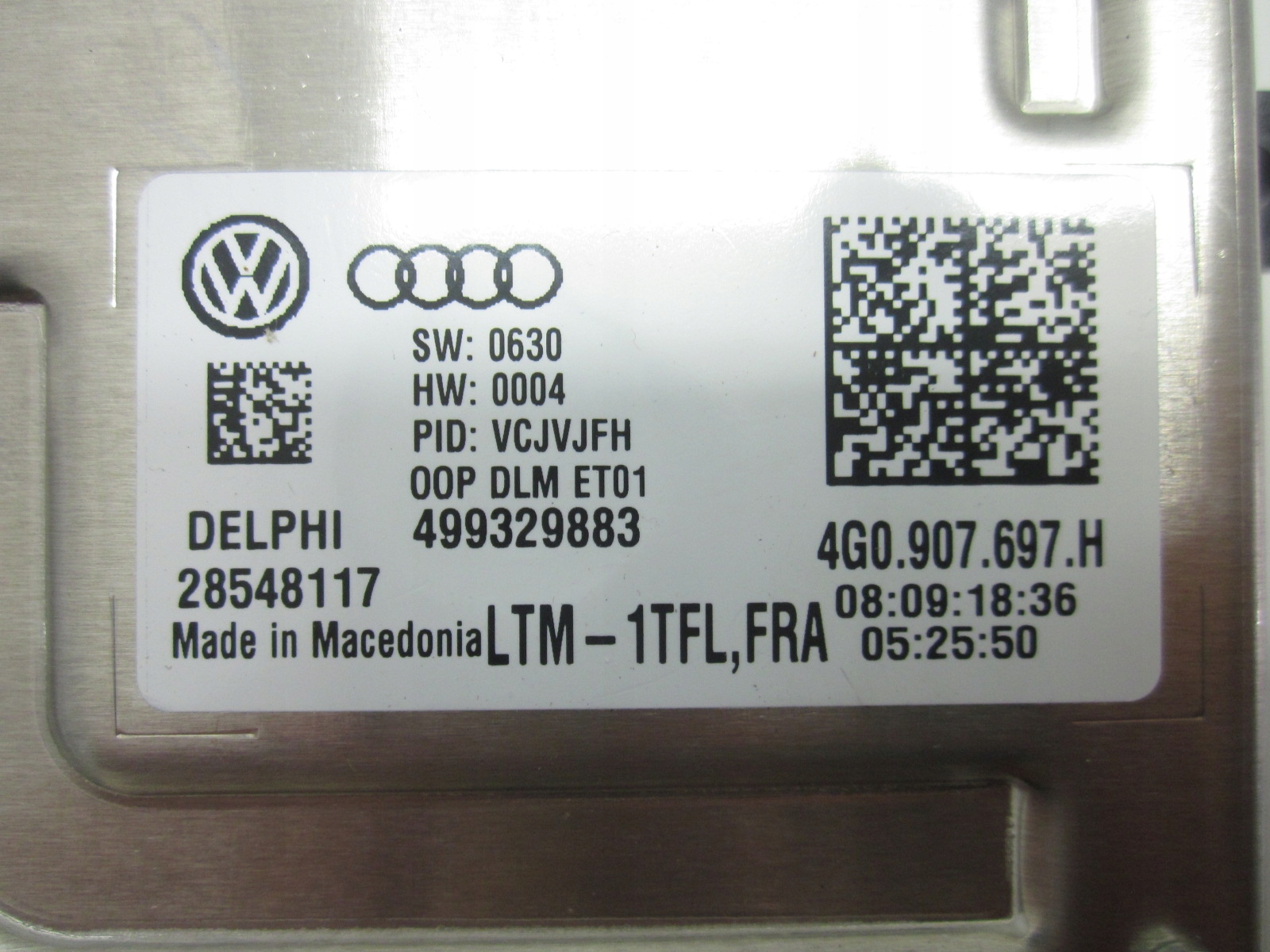 PRZETWORNICA MODUŁ LED AUDI XENON 4G0907697H NOWA Producent części Audi OE