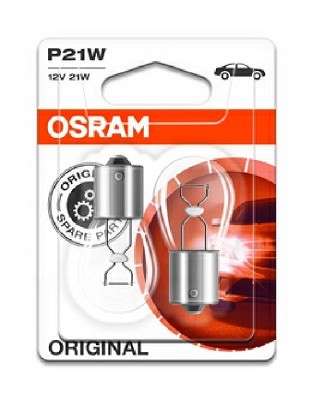 

Osram Żarówki P21W 12V 21W BA15S Duo