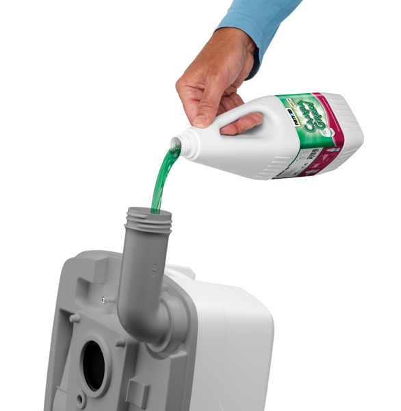 TOALETA PRZENOŚNA TURYSTYCZNA PRZENOŚNA KEMPINGOWA THETFORD PŁYNY PAPIER Maksymalna waga użytkownika 120 kg