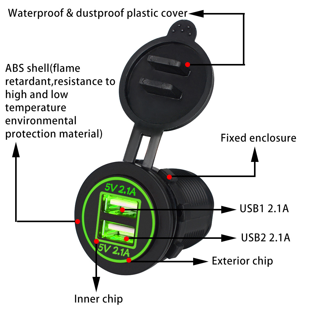 USB 5V 4.2A GNIAZDO SAMOCHODOWE ŁADOWARKA 12-24V G EAN (GTIN) 6941599480436