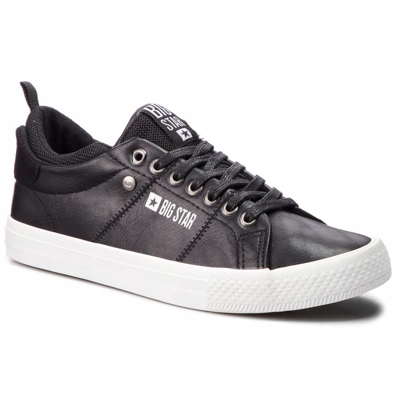 

Big Star Trampki Męskie Czarne Eko Nr BB174009