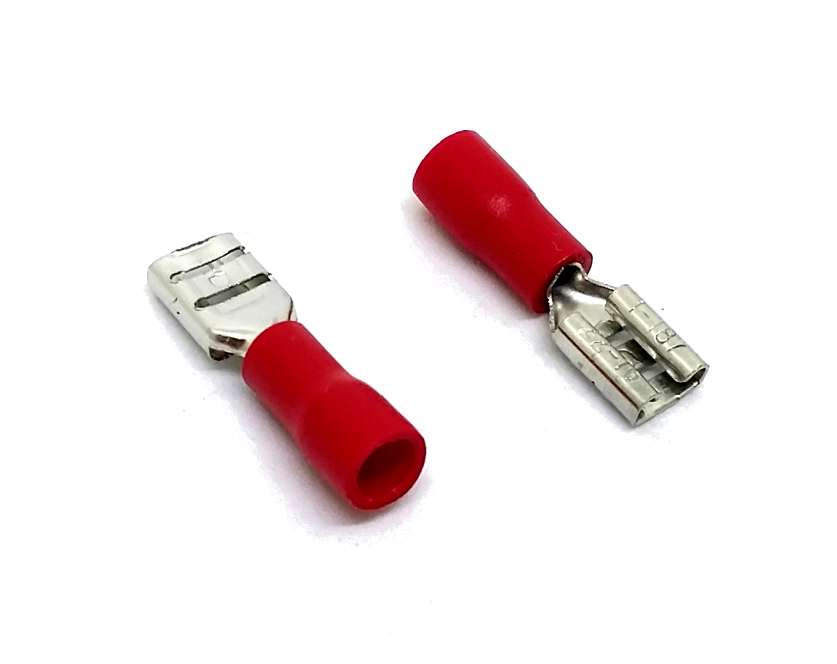 Konektor izolowany 4,8mm, 0,8mm, 1,25mm2 100 sztuk