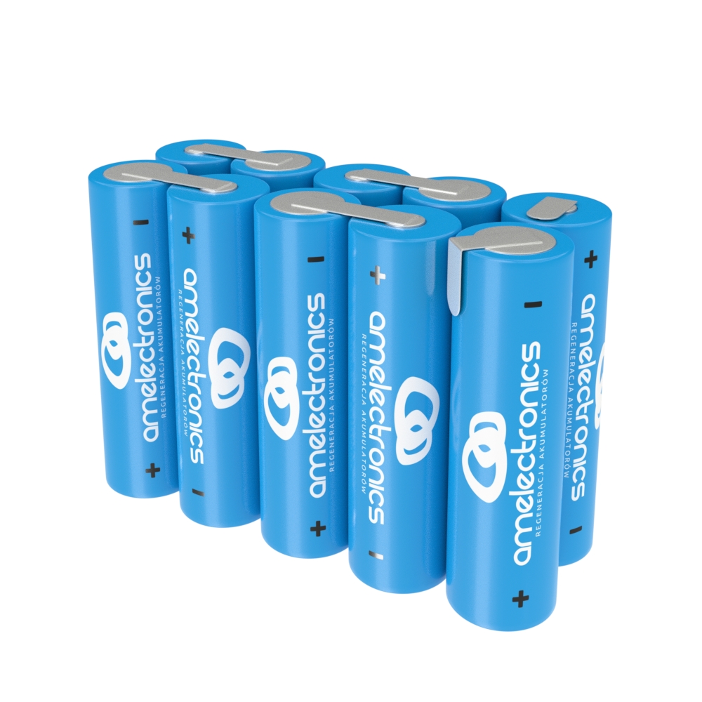 

Pakiet Akumulatorów 10 Ogniw Aa 12V 2200mAh Ni-m