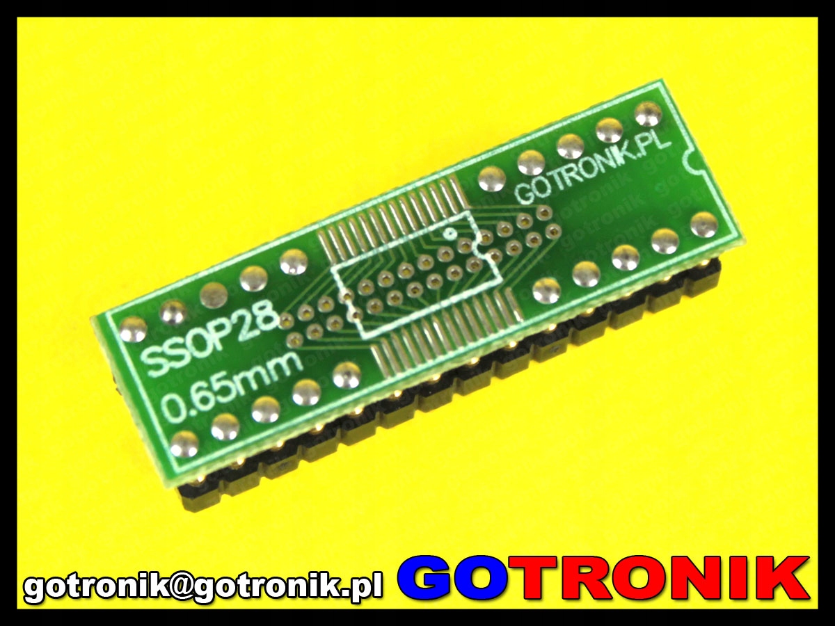 Adapter SSOP28 - DIP28______________________ A-076 Kod producenta A-076