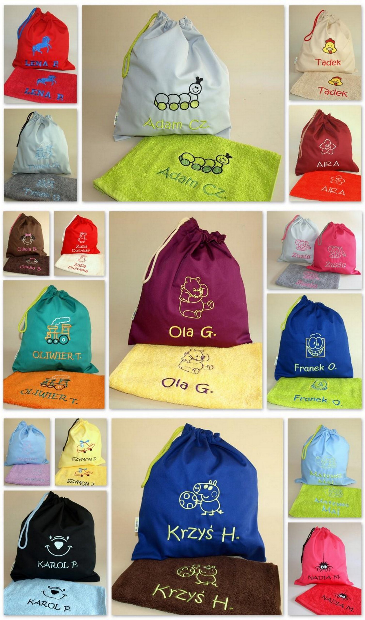 Набор полотенце + сумка для тапочки для детского сада производитель код с/1