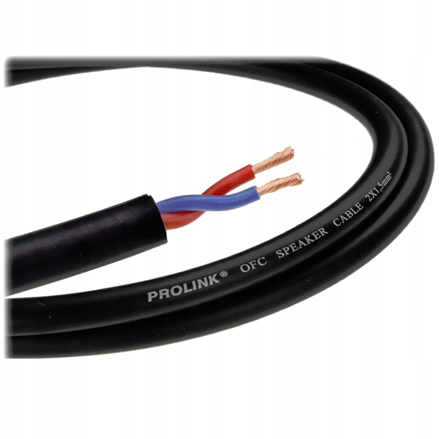 

Kabel głośnikowy Okrągły Prolink CAV1025 2x2.5 mm2