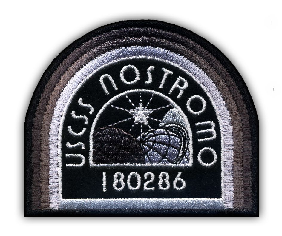 Obcy, Alien - Naszywka USCSS Nostromo - szary
