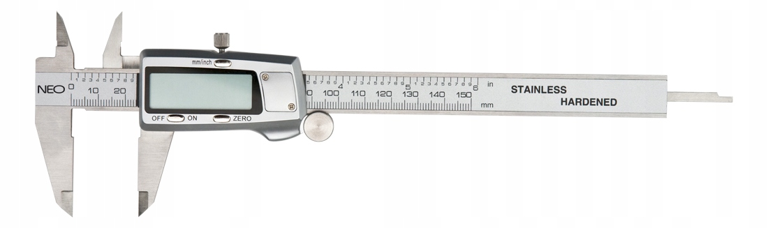 Elektronické Posuvné Měřítko 150 MM Nerezové Neo