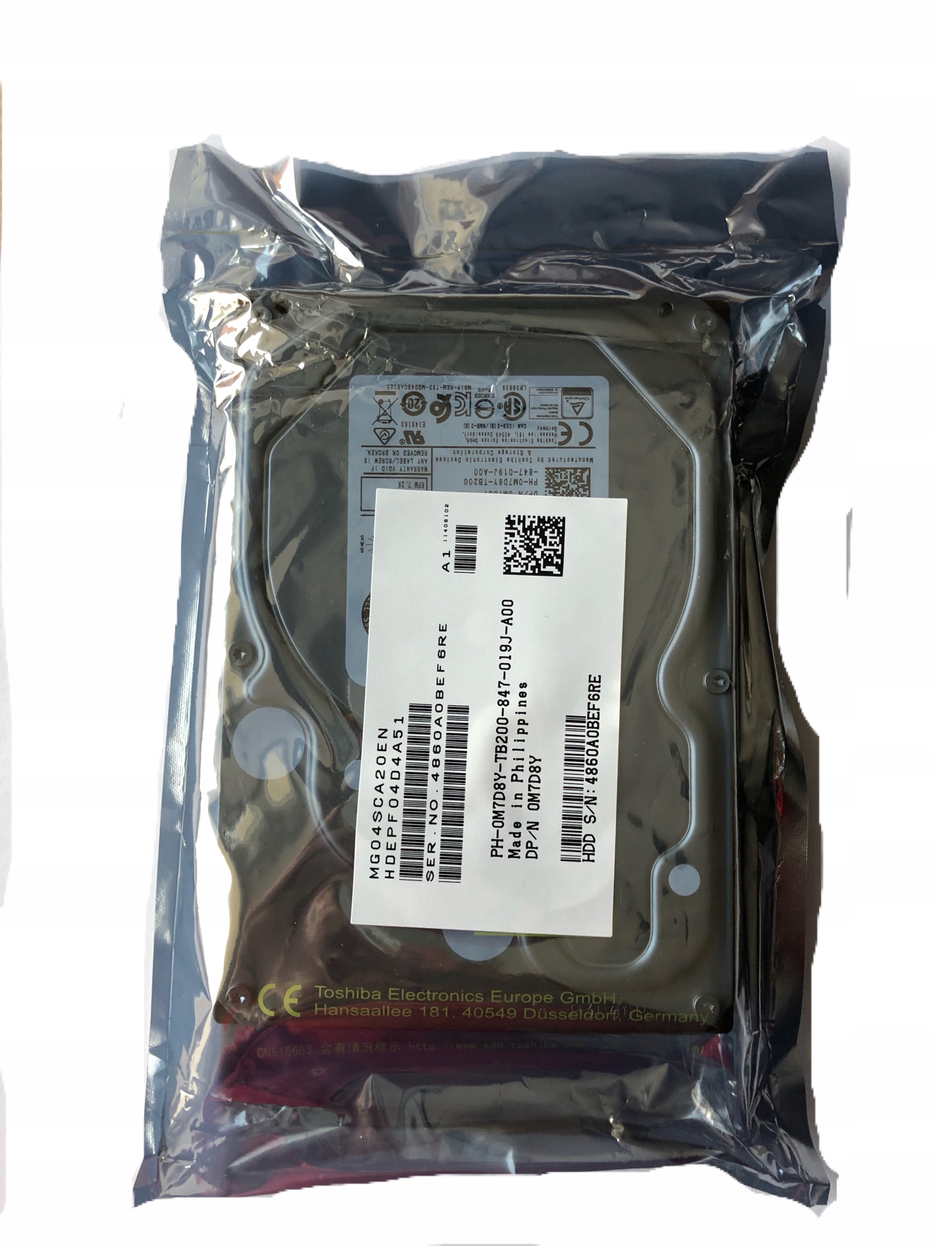 Nový Dell 1P7DP 2TB 12G 7.2K 3.5 Sas Nl 64MB Gw
