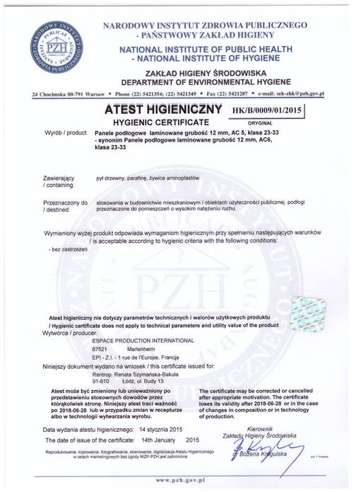 Panele Podłogowe 436 ALPACA 8mm AC5. OSMOZE Rodzaj panele laminowane