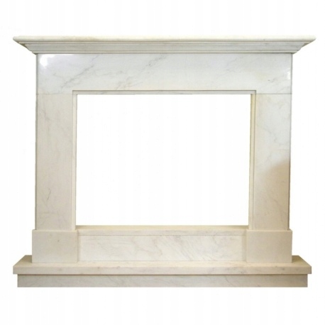 Portal kominkowy 107 biały marmur Mulga