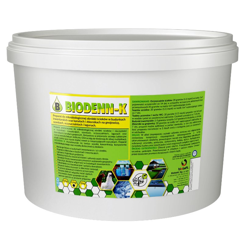 BIODENN-K 4,5 kg BAKTÉRIÍ PRE čistiarne odpadových vôd a žumpy
