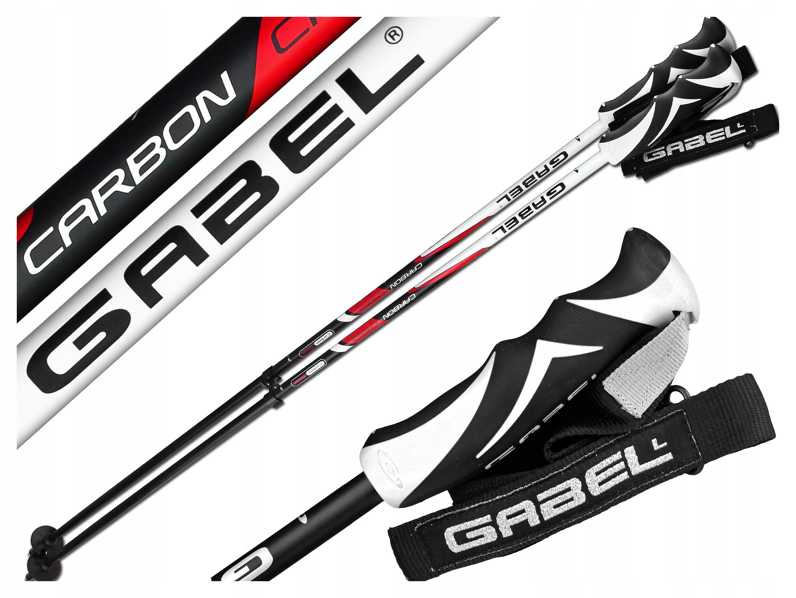 

Kije Narciarskie Gabel Carbon Cross Black 120 CM