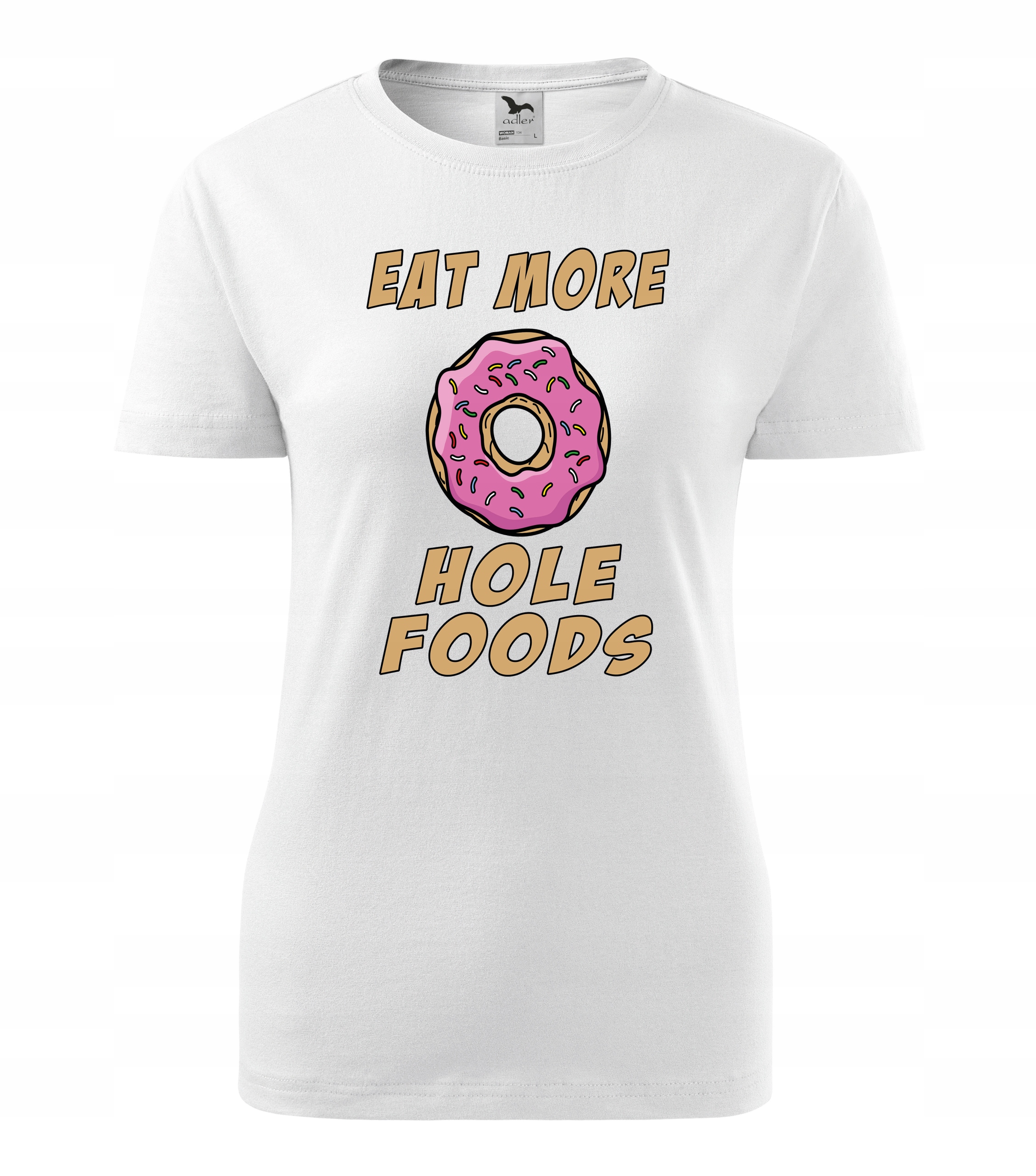 

koszulka damska Eat More Hole Foods prezent r. XL