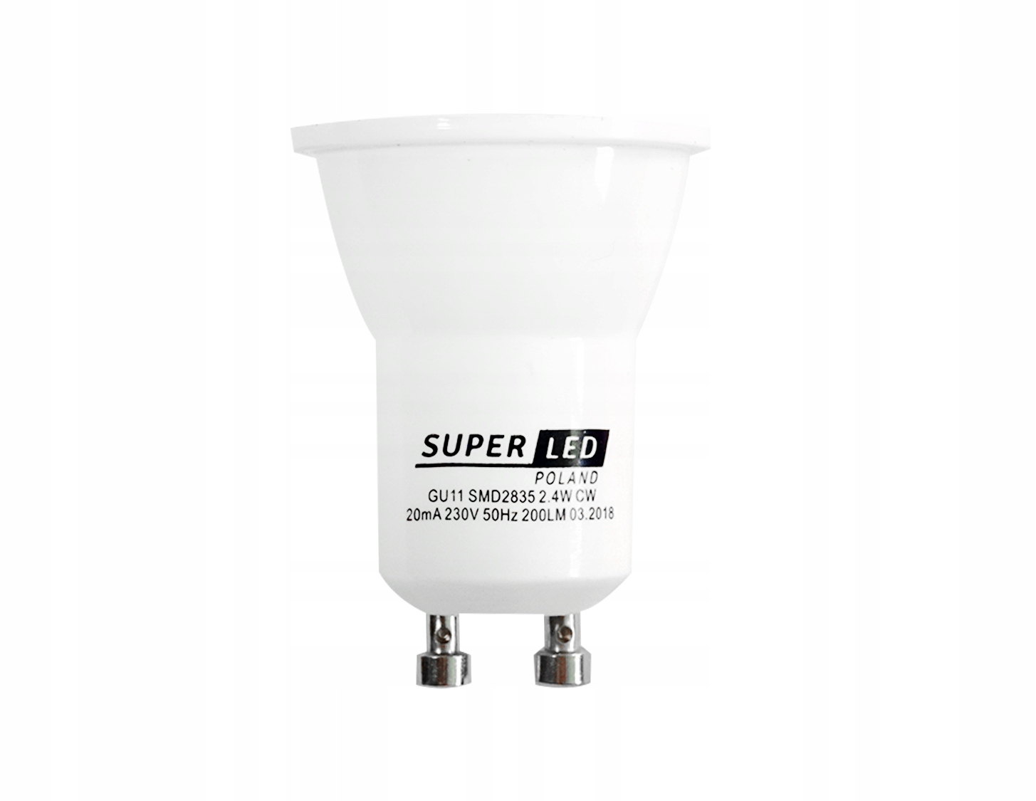 

Żarówka Led GU10 GU11 12 Smd 2835 2,4w 25w Ra80